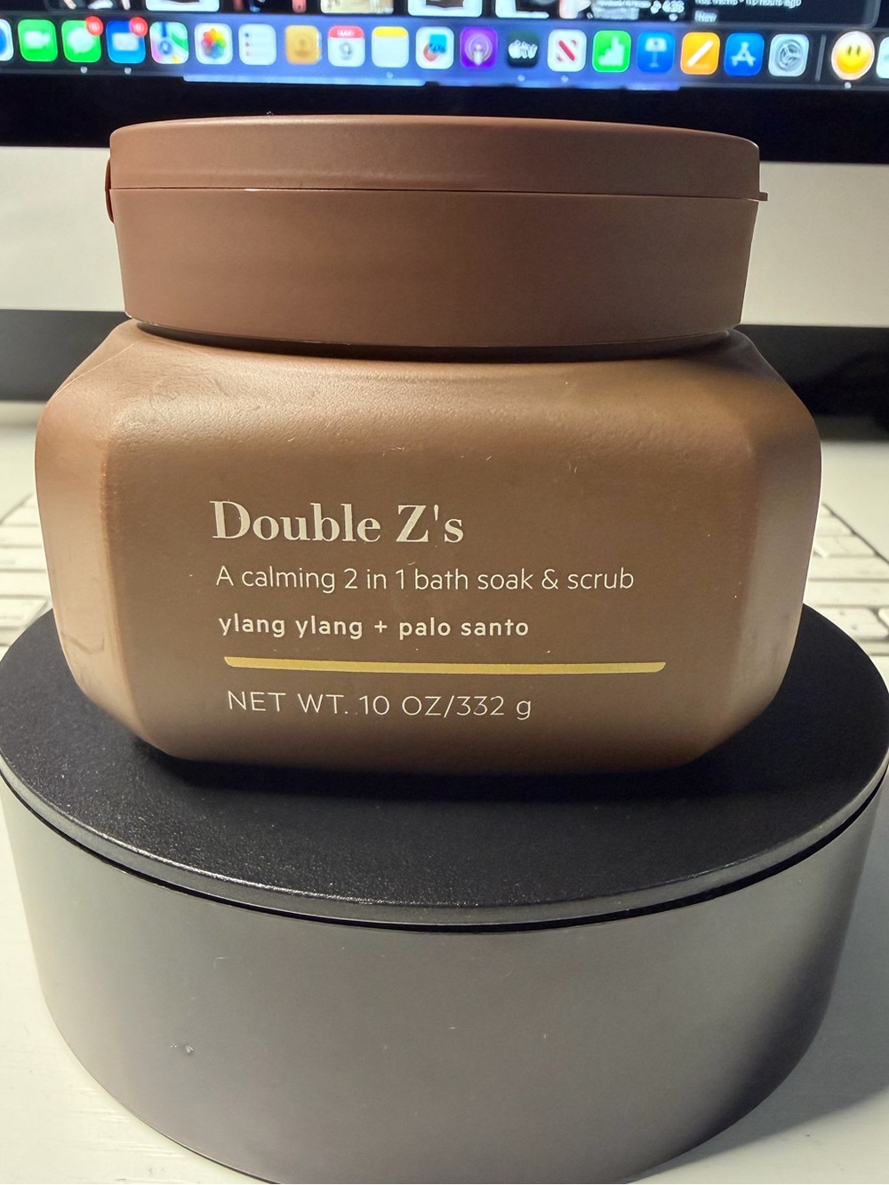 “Body By TPH” Double Z's Calming 2-in-1 Bath Soak & Scrub - Brown